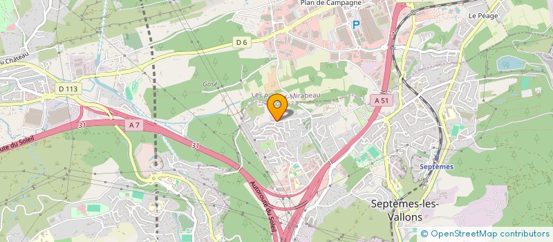localisation de l'entreprise MADAME JESSICA JULIOT  SEPTEMES-LES-VALLONS