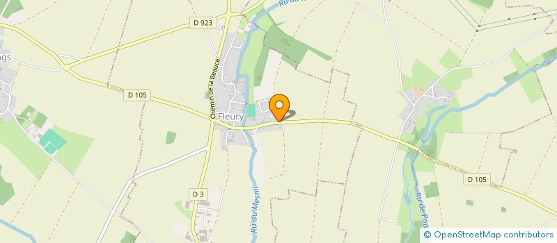 localisation de l'entreprise MADAME JESSICA JULLIEN  FLEURY