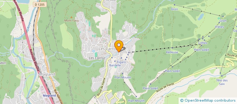 localisation de l'entreprise MADAME JESSICA KALENITCHENKO  ARACHES-LA-FRASSE