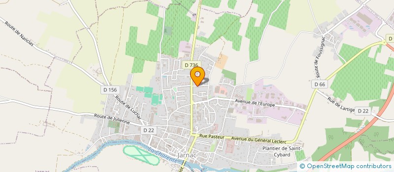 localisation de l'entreprise MADAME JESSICA KERTHE  MAINXE-GONDEVILLE