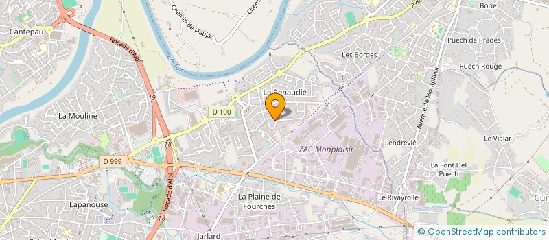 localisation de l'entreprise MADAME JESSICA LA TORRE à ALBI