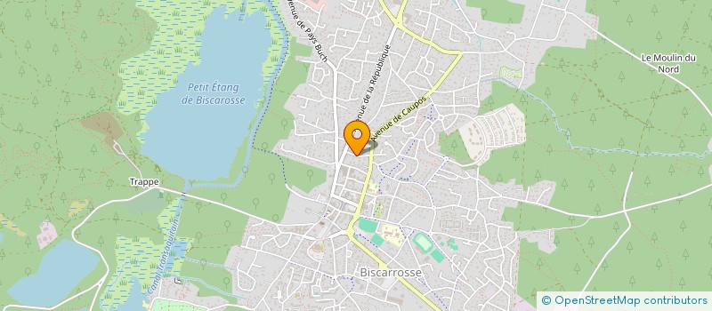 localisation de l'entreprise MADAME JESSICA LABEYRIE  BISCARROSSE