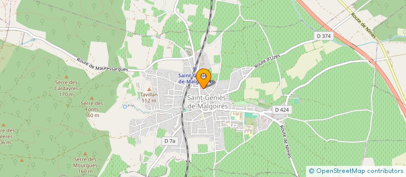 localisation de l'entreprise MADAME JESSICA LAFON  SAINT-GENIES-DE-MALGOIRES