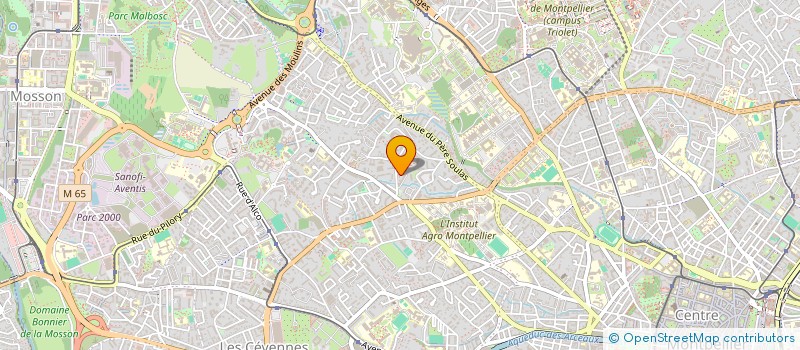 localisation de l'entreprise MADAME JESSICA LAFONT à MONTPELLIER