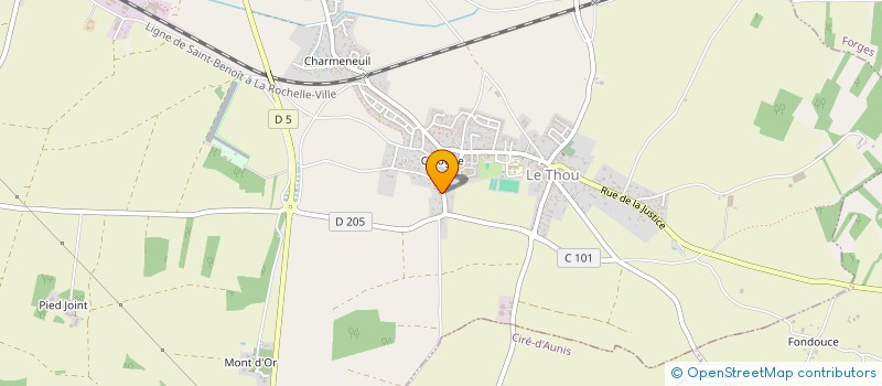 localisation de l'entreprise MADAME JESSICA LAGORD  LE THOU