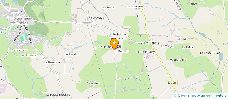 localisation de l'entreprise MADAME JESSICA LAHOGUE  MUEL