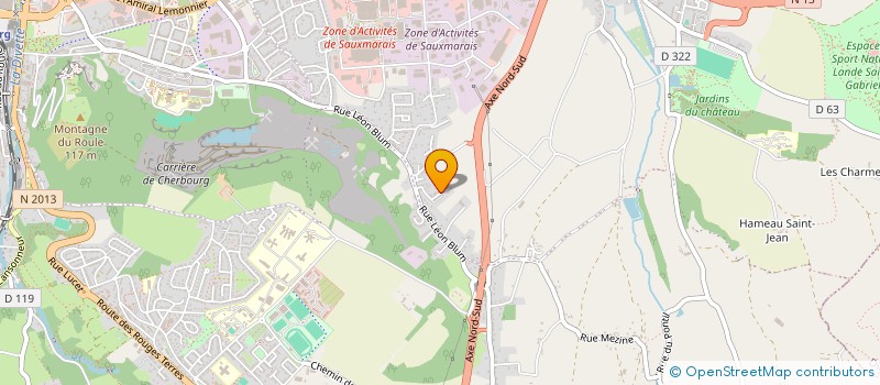 localisation de l'entreprise MADAME JESSICA LAMARRE  TOMBLAINE