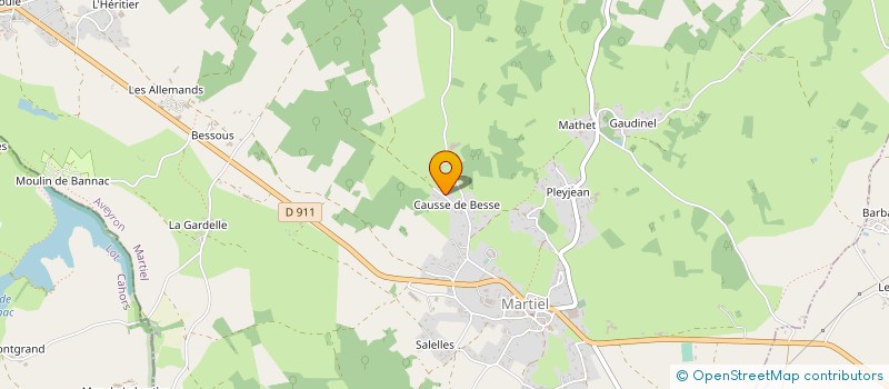 localisation de l'entreprise MADAME JESSICA LANCELOT à MARTIEL