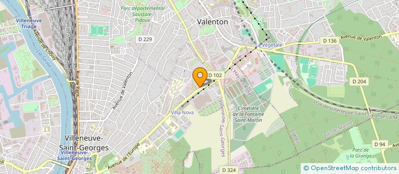 localisation de l'entreprise MADAME JESSICA LANCON  VILLENEUVE-SAINT-GEORGES