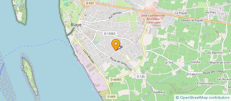 localisation de l'entreprise MADAME JESSICA LASTERE  BLAYE