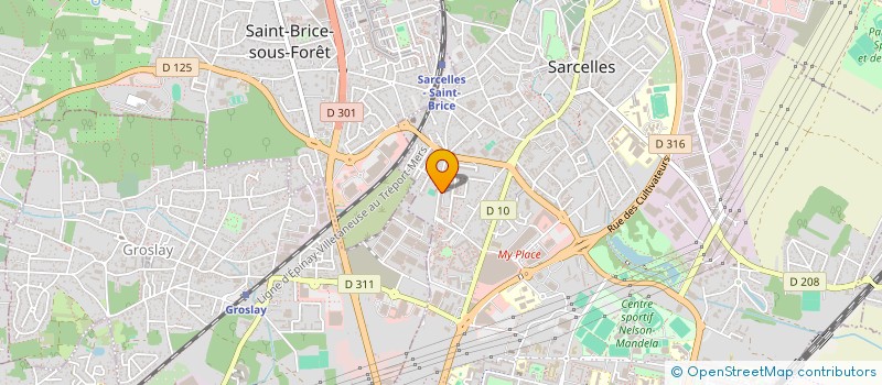 localisation de l'entreprise MADAME JESSICA LATOUCHE à SARCELLES