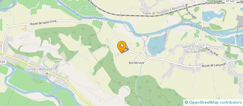 localisation de l'entreprise MADAME JESSICA LAVIE  SAINT-CRICQ-DU-GAVE