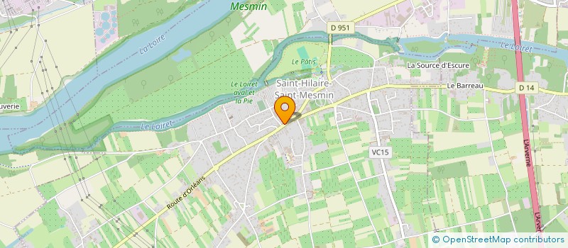 localisation de l'entreprise MADAME JESSICA LE DIMET  SAINT-HILAIRE-SAINT-MESMIN