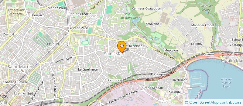 localisation de l'entreprise MADAME JESSICA LE VEO  BREST