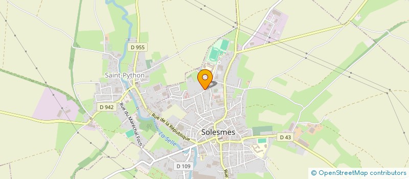 localisation de l'entreprise MADAME JESSICA LEBRUN  SOLESMES