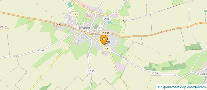 localisation de l'entreprise MADAME JESSICA LECLERCQ  OISEMONT