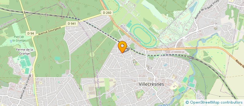 localisation de l'entreprise MADAME JESSICA LECOT  VILLECRESNES