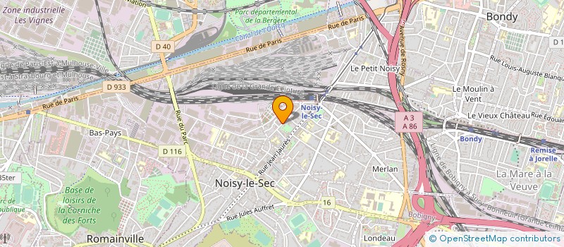 localisation de l'entreprise MADAME JESSICA LEGER à NOISY-LE-SEC