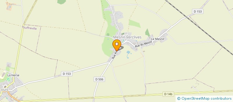 localisation de l'entreprise MADAME JESSICA LELOUP  MESNIL-VERCLIVES