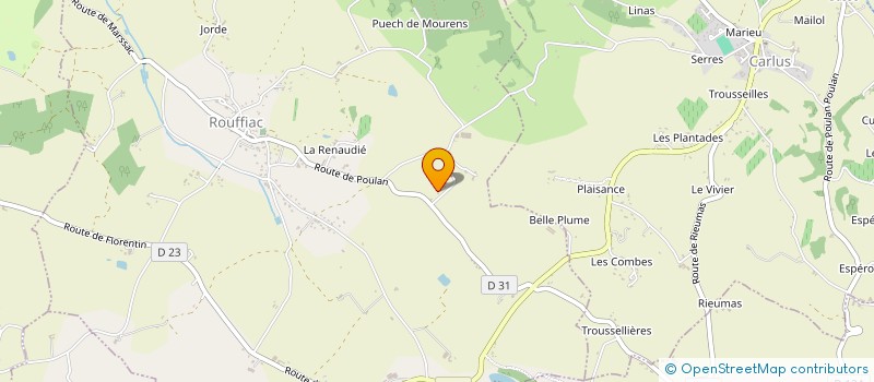 localisation de l'entreprise MADAME JESSICA LEMONNIER à ROUFFIAC