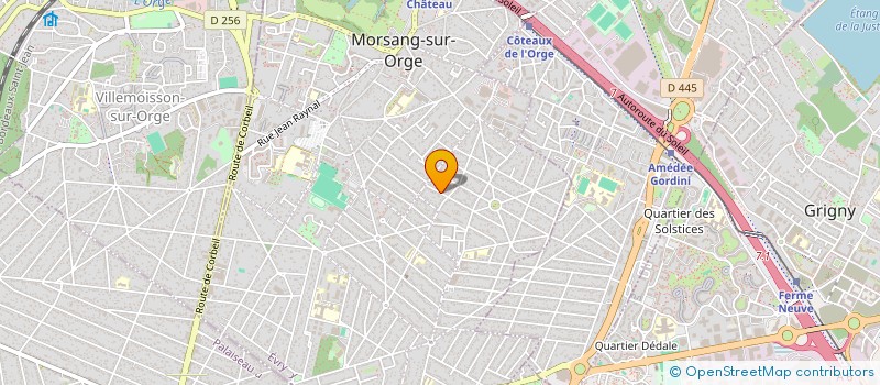 localisation de l'entreprise MADAME JESSICA LENCEL  MORSANG-SUR-ORGE