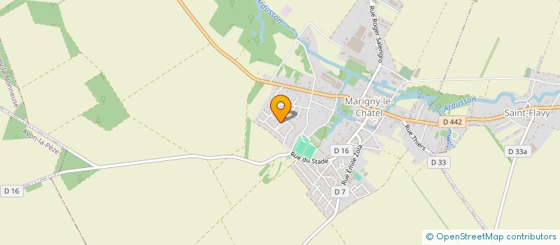 localisation de l'entreprise MADAME JESSICA LEPLAT  MARIGNY-LE-CHATEL