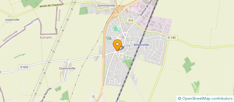 localisation de l'entreprise MADAME JESSICA LETICEE  ANGERVILLE