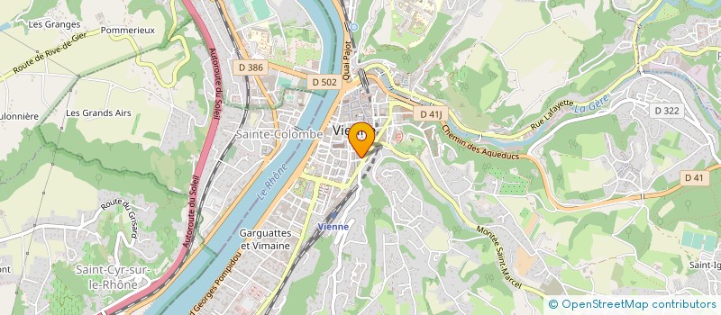 localisation de l'entreprise MADAME JESSICA LETOURNEAU à VIENNE