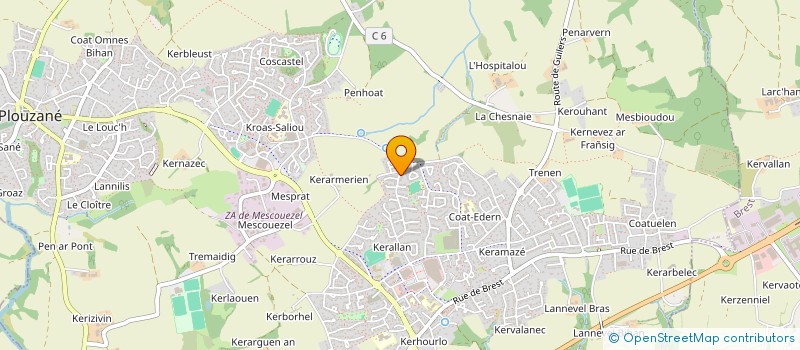 localisation de l'entreprise MADAME JESSICA LHUILLERY à PLOUZANE