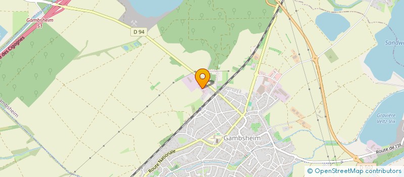 localisation de l'entreprise MADAME JESSICA LOU  GAMBSHEIM