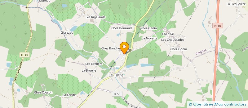 localisation de l'entreprise MADAME JESSICA LOUINEAU  LE TATRE