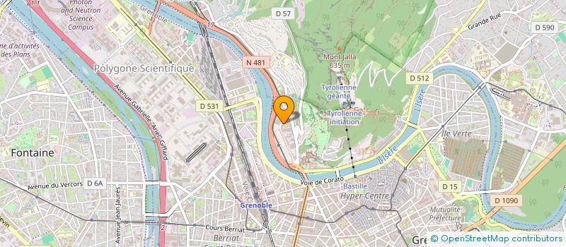 localisation de l'entreprise MADAME JESSICA LOUIS-GAVET à GRENOBLE