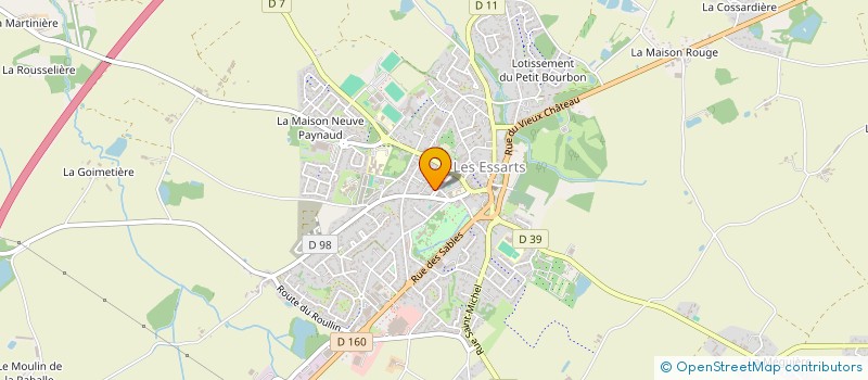 localisation de l'entreprise MADAME JESSICA LOURY  ESSARTS-EN-BOCAGE