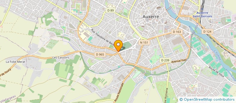 localisation de l'entreprise MADAME JESSICA LUCAS à AUXERRE