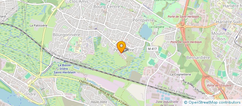 localisation de l'entreprise MADAME JESSICA LYAZID  SAINT-HERBLAIN