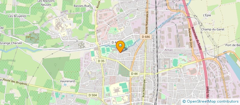 localisation de l'entreprise MADAME JESSICA MACCAJONE à VILLEFRANCHE-SUR-SAONE