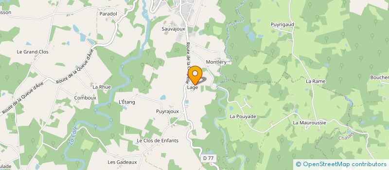 localisation de l'entreprise MADAME JESSICA MAE TURNER  ST-JORY-DE-CHALAIS