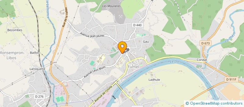 localisation de l'entreprise MADAME JESSICA MAHE  FUMEL