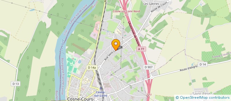 localisation de l'entreprise MADAME JESSICA MAILLARD à COSNE COURS SUR LOIRE