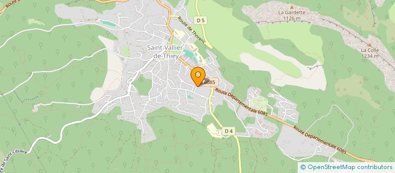 localisation de l'entreprise MADAME JESSICA MAJOULLIER à SAINT-VALLIER-DE-THIEY