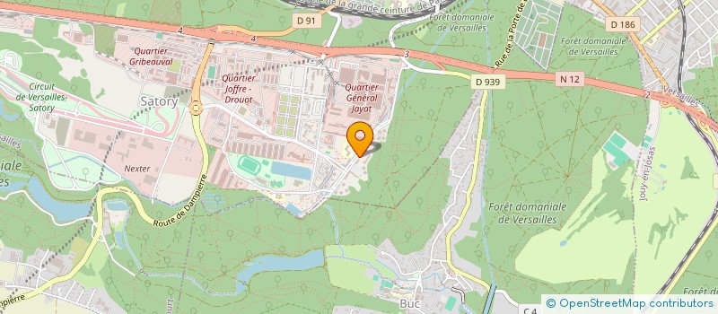 localisation de l'entreprise MADAME JESSICA MARCAUD  LE CHESNAY-ROCQUENCOURT