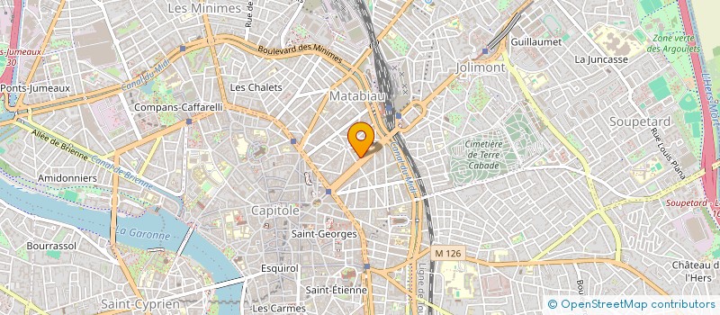 localisation de l'entreprise MADAME JESSICA MARCELINO CARVALHO  TOULOUSE