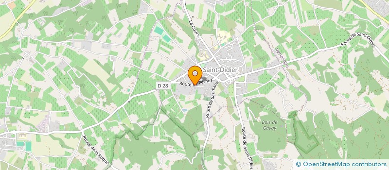 localisation de l'entreprise MADAME JESSICA MARCELLIN à SAINT-DIDIER