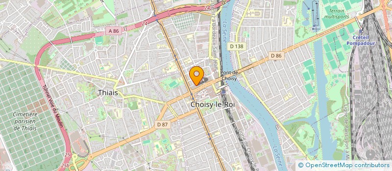 localisation de l'entreprise MADAME JESSICA MARCIANO à CHOISY-LE-ROI