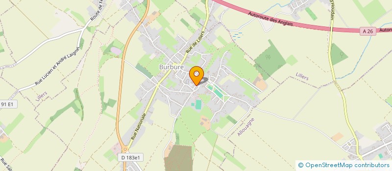 localisation de l'entreprise MADAME JESSICA MARICHEZ  BURBURE