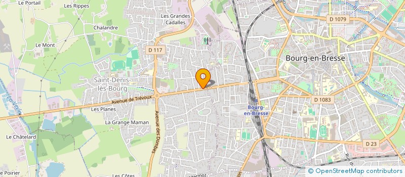 localisation de l'entreprise MADAME JESSICA MARINI  SAINT-DENIS-LES-BOURG