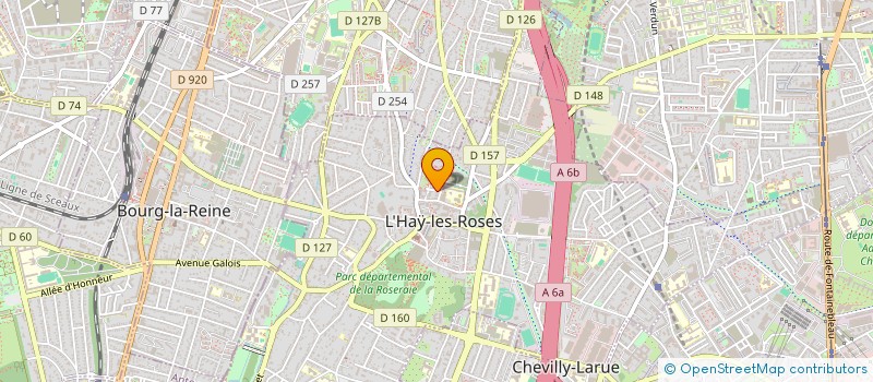 localisation de l'entreprise MADAME JESSICA MARIVAL  L'HAY-LES-ROSES