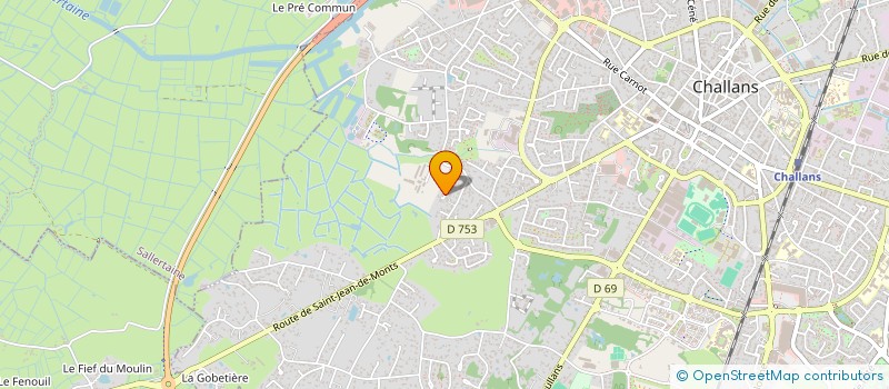 localisation de l'entreprise MADAME JESSICA MARLOT à CHALLANS