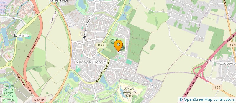 localisation de l'entreprise MADAME JESSICA MARQUES  MAGNY-LE-HONGRE