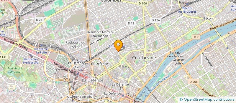 localisation de l'entreprise MADAME JESSICA MARQUEZ à COURBEVOIE